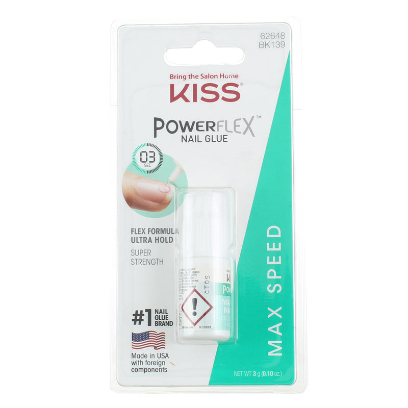 KISS Powerflex Max Speed Nail Glue, 0.1 oz