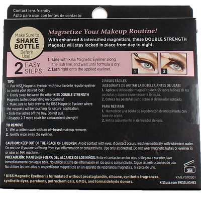 KISS Magnetic Eyeliner Quick And Easy, Black, 0.17 oz