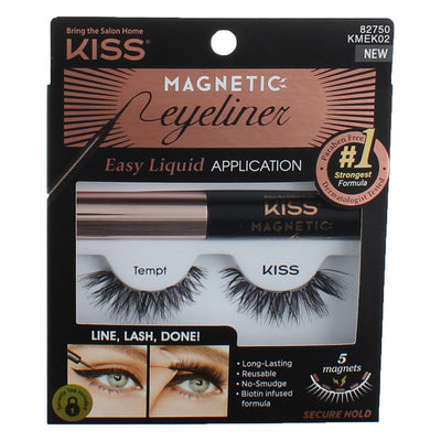 KISS Magnetic Magnetic Liner And Lash, 3 Ct