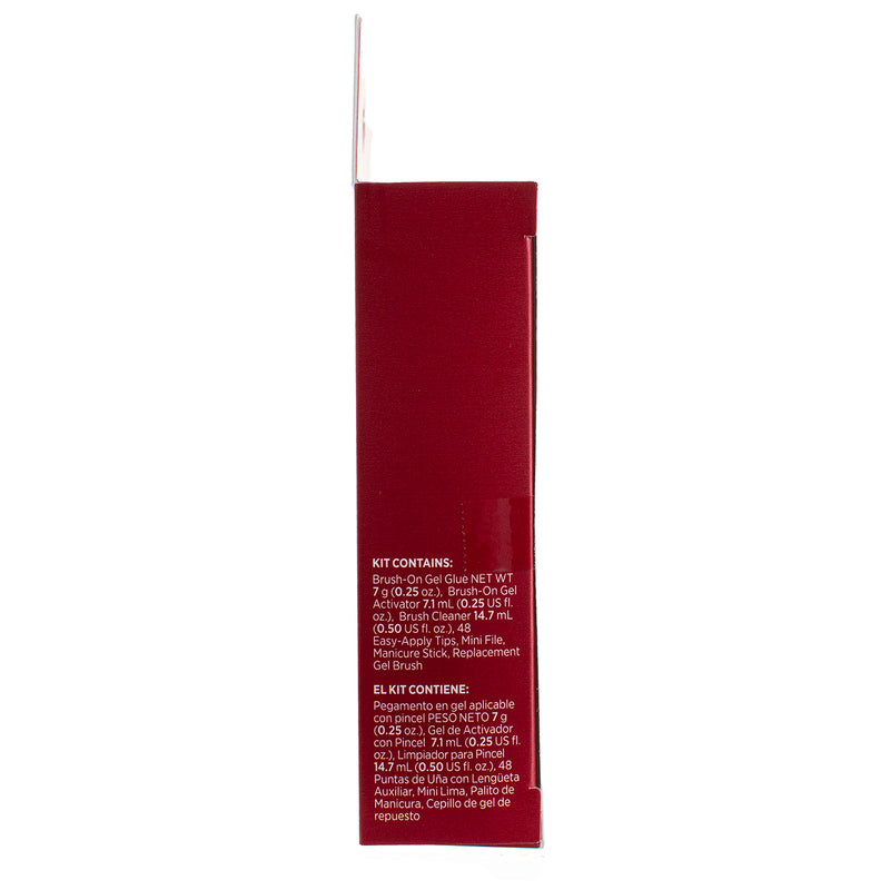 KISS USA Brush-On Gel Nail Kit, French & Natural Tips, 48 Count
