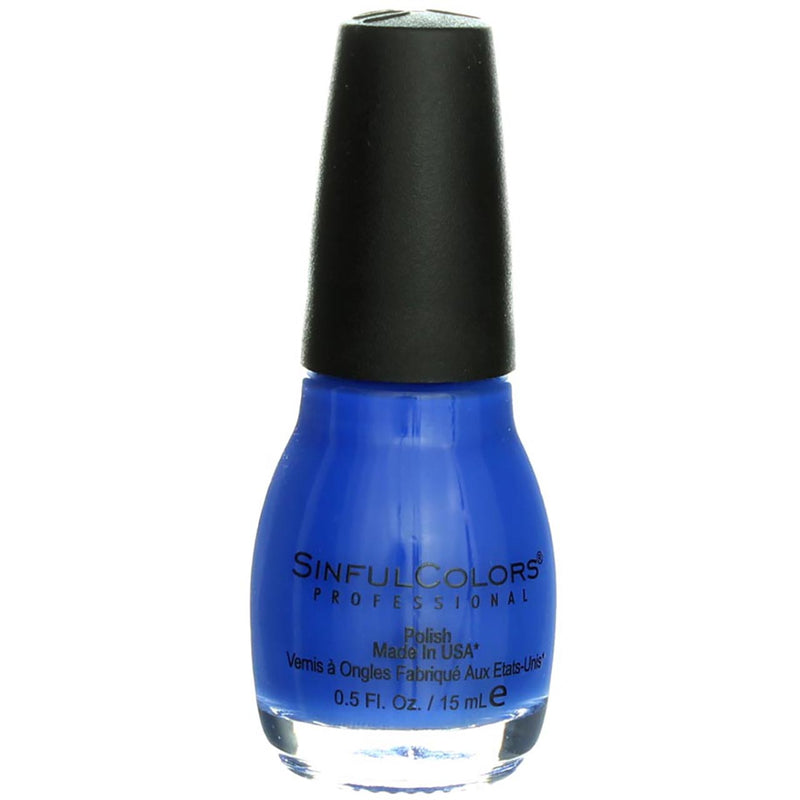 Sinful Colors Professional Nail Polish, Endless Blue 1052, 0.5 fl oz