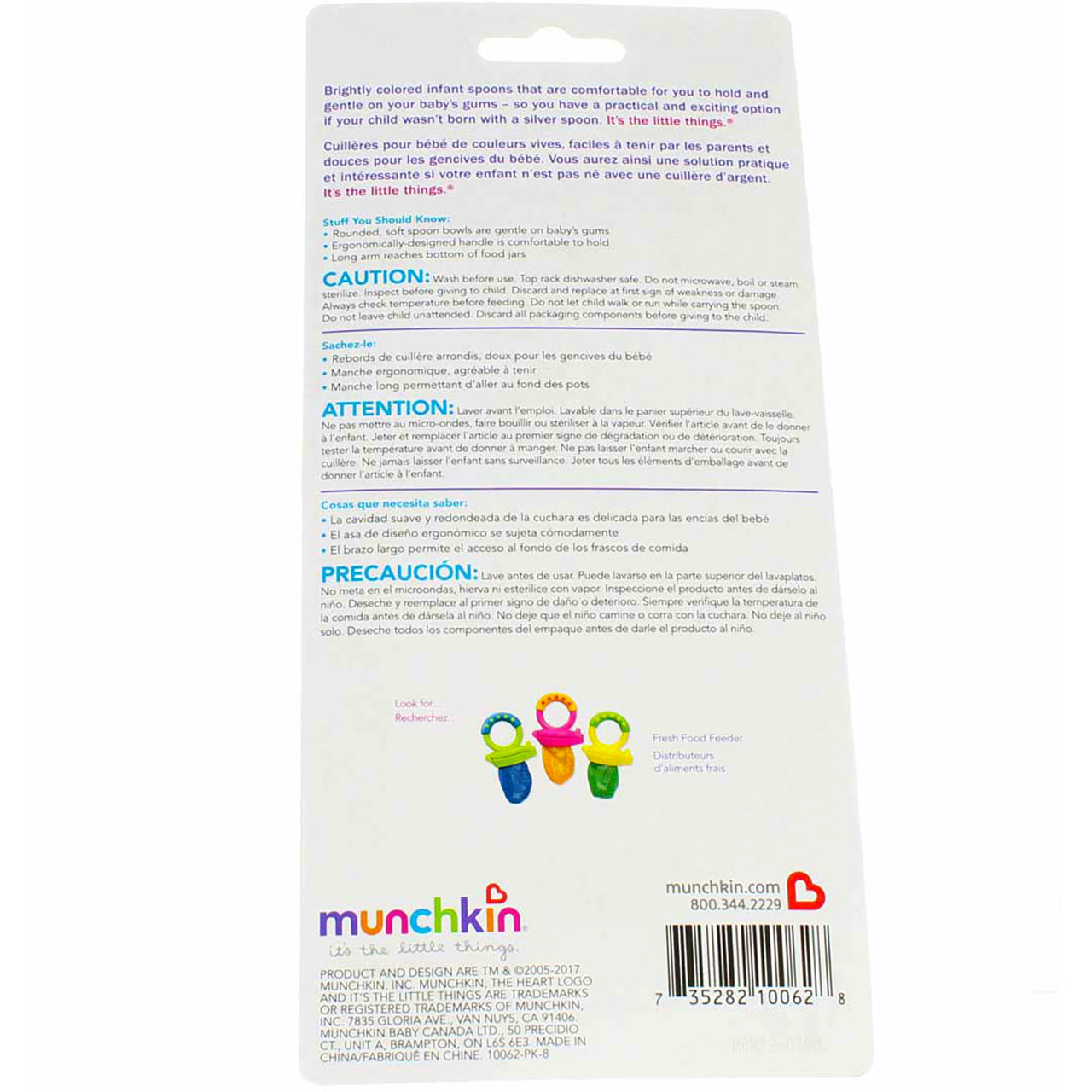 Munchkin® Soft-Tip Infant Spoons, 6 pk