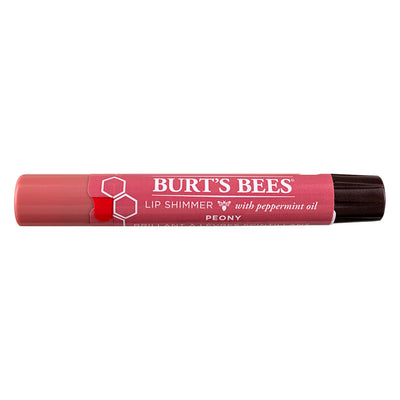 Burt's Bees 100% Natural Origin Moisturizing Lip Shimmer Stick, Peppermint, Peony