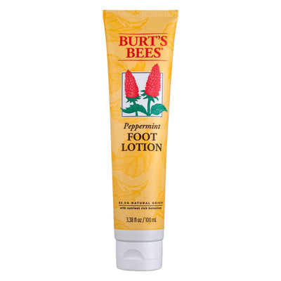 Burt's Bees Peppermint Foot Lotion, Peppermint, 3.38 fl oz