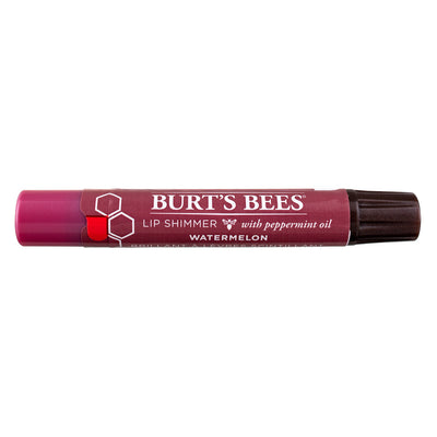 Burt's Bees 100% Natural Origin Moisturizing Lip Shimmer Cream, Peppermint, Watermelon