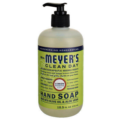 Mrs. Meyer's Clean Day Hand Soap Liquid, Lemon Verbena, 12.5 fl oz