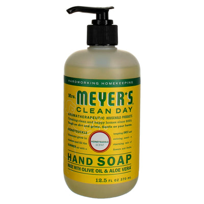 Mrs. Meyer's Clean Day Hand Soap Liquid, Honeysuckle, 12.5 fl oz