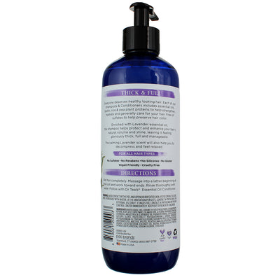 Dr Teal's Essential Oil Shampoo, Lavender, 16 fl oz