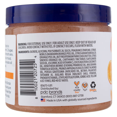 Dr Teal's Shea Sugar Body Scrub, Citrus Essential Oils with Vitamin C, 19 oz