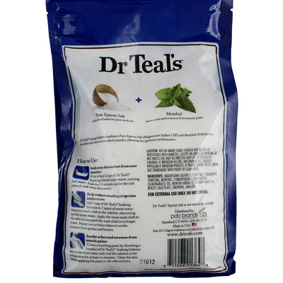 Dr Teal's Pure Epsom Salt Soaking Solution, Citrus and Mint, 3 lbs