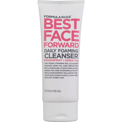 Formula 10.0.6 Best Face Forward Foaming Facial Cleanser, Passionfruit & Green Tea, 5 fl oz