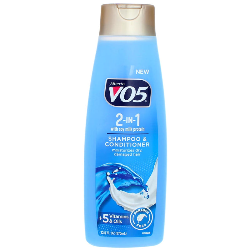 Alberto VO5 2-in-1 Moisturizing Shampoo & Conditioner, 12.5 Fl Oz