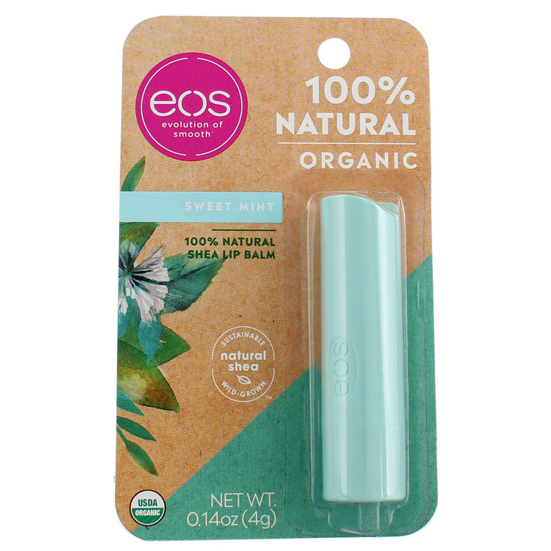 eos 100% Natural Shea Lip Balm Stick, Sweet Mint