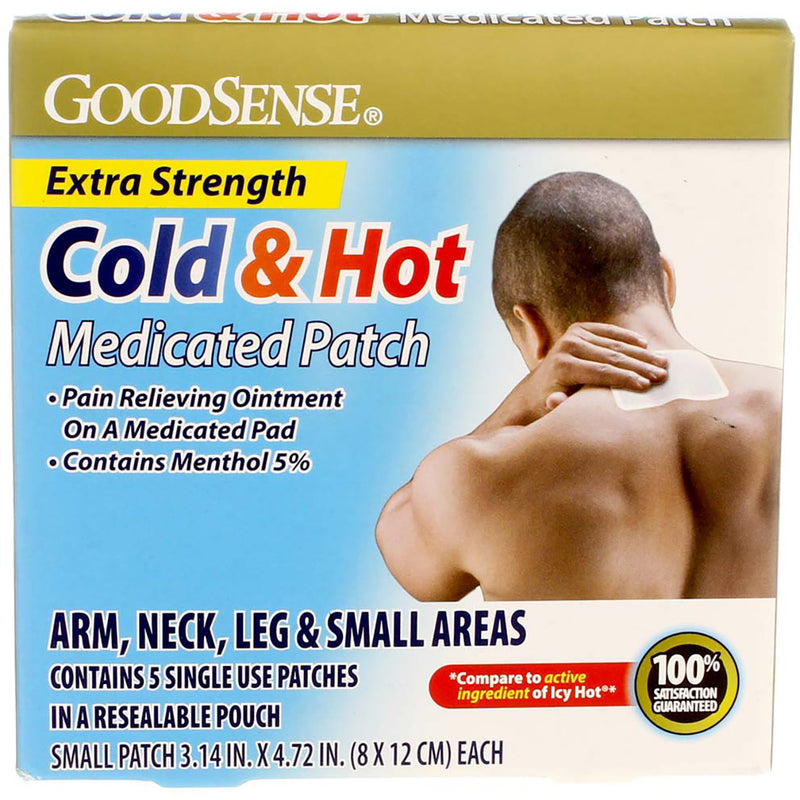 GoodSense Cold & Hot Medicated Patch, 5 Ct