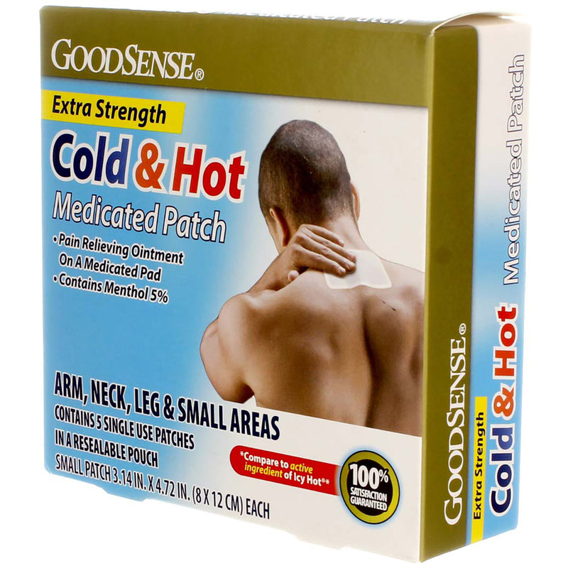 GoodSense Cold & Hot Medicated Patch, 5 Ct