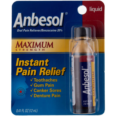 Anbesol Instant Liquid Oral Care Liquid 2 oz