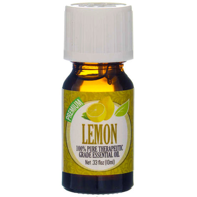 Healing Solutions Therapeutic Essential Oil, Lemon, 0.33 fl oz