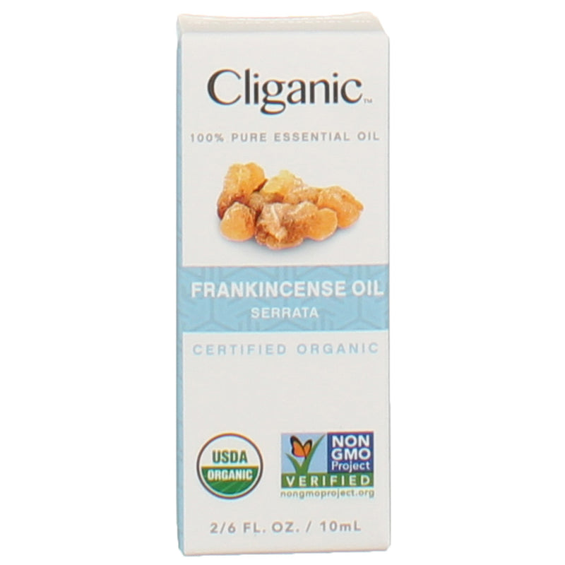 Cliganic 100% Pure Essential Oil Certified Organic Body Oil, Frankincense, 0.33 fl oz