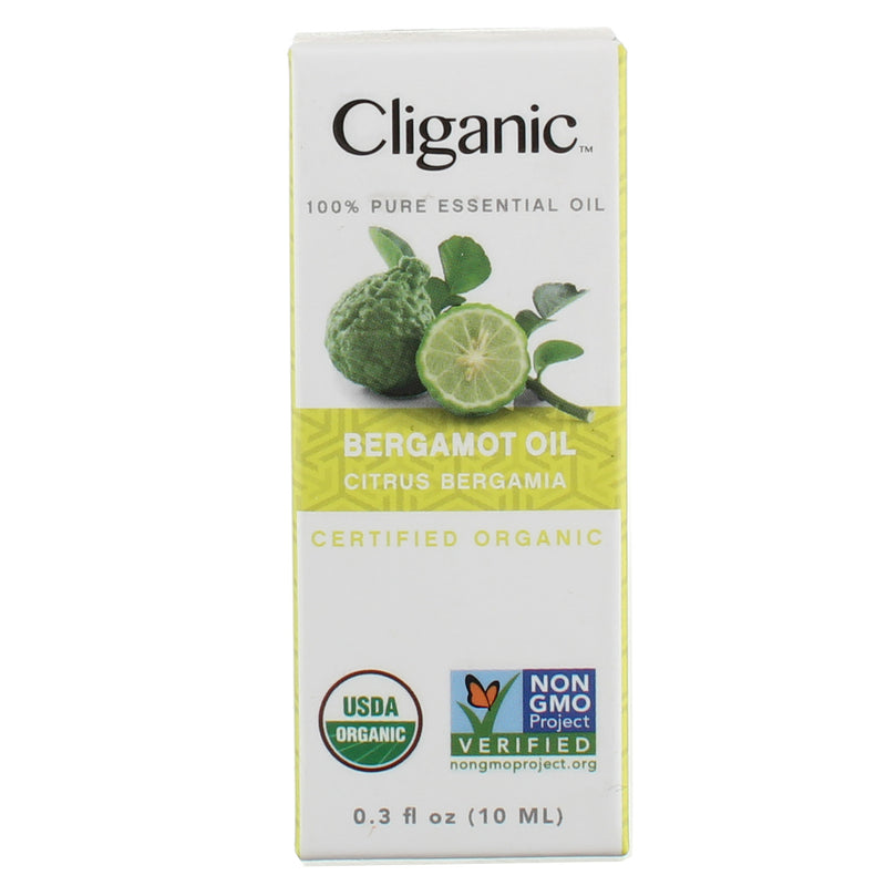 Cliganic 100% Pure Essential Oil Body Oil, Bergamot, 0.3 fl oz