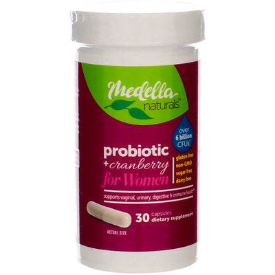 Medella Naturals Women's Probiotic Capsules, 30 Ct