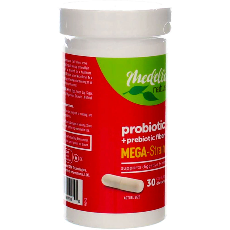 Medella Naturals Mega-Strain Probiotic Capsules, 30 Ct