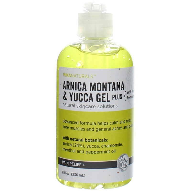 MikaNaturals Arnica Montana & Yucca Gel Pain Relief Gel, 8 fl oz