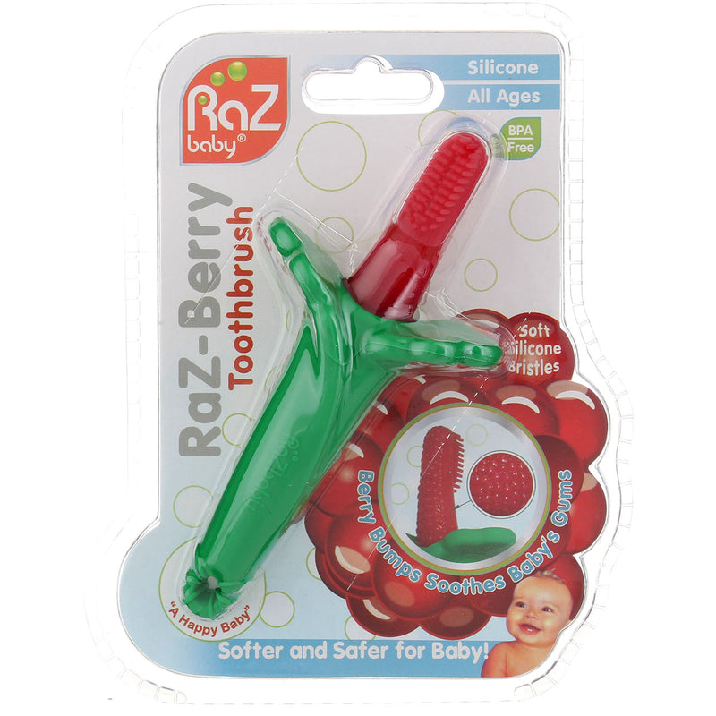 RaZ Baby RaZ-Berry Silicone Toothbrush