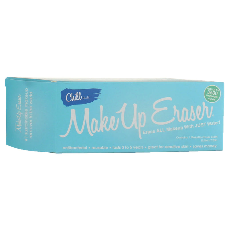 MakeUp Eraser The Original Antibacterial Reusable Makeup Eraser, Chill Blue