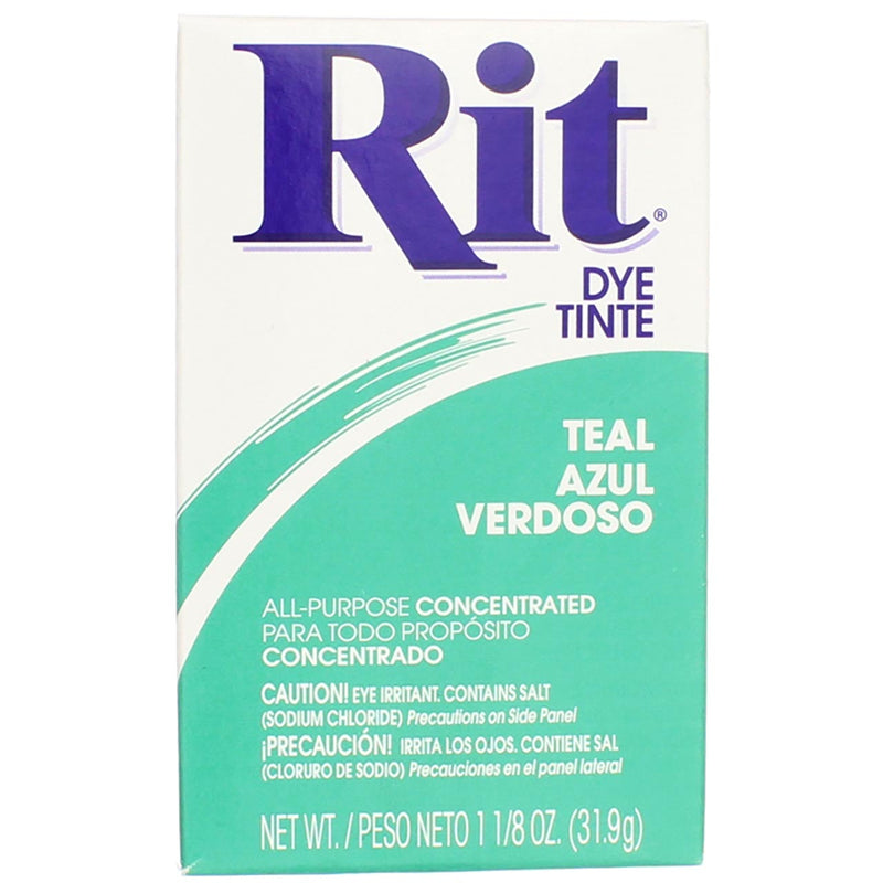 Rit All-Purpose Powder Dye, Teal, 1.125 oz
