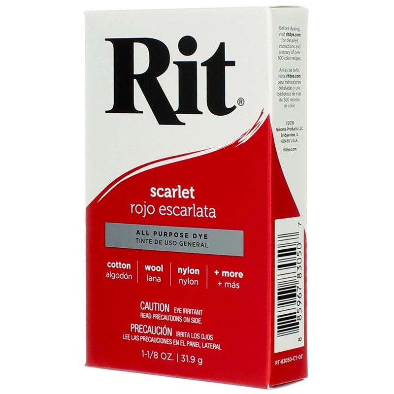 Rit All-Purpose Powder Dye, Scarlet, 1.125 oz