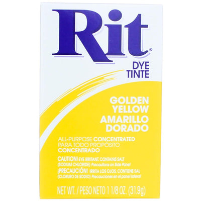 Rit All-Purpose Powder Dye, Golden Yellow, 1.125 oz