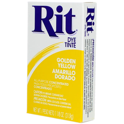 Rit All-Purpose Powder Dye, Golden Yellow, 1.125 oz
