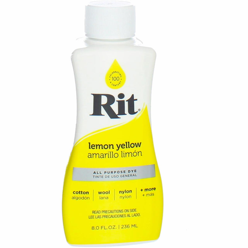 Rit All Purpose Dye, Lemon Yellow, 8 fl oz