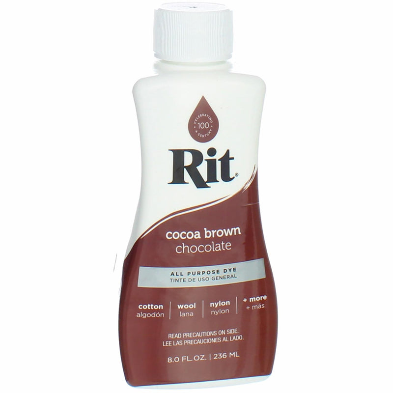 Rit All-Purpose Liquid Dye, Cocoa Brown, 8 fl oz
