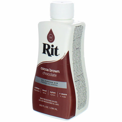 Rit All-Purpose Liquid Dye, Cocoa Brown, 8 fl oz