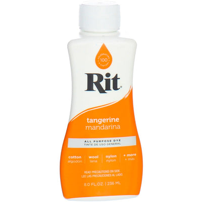 Rit All-Purpose Liquid Dye, Tangerine, 8 fl oz