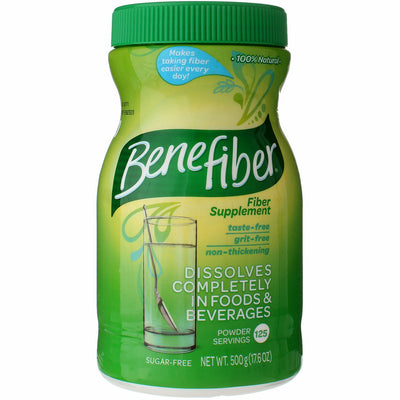 Benefiber Original Fiber Supplement Powder, Taste Free, 17.6 oz