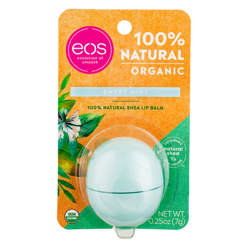eos Organic Lip Balm Sphere, Sweet Mint, 0.25 oz