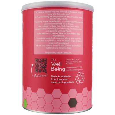 The WellBeing Responsibly Healthy Collagen Powder, Strawberry, 12.85 oz