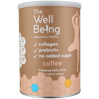 The WellBeing Responsibly Healthy Collagen Powder, Coffee, 12.85 oz
